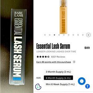 Babe Lash/ Babelash Original Eyelash Serum - Large/6-month supply